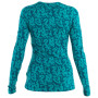Damen-Funktionsshirt Icebreaker W Mer 200 Oasis LS Crewe Macro Camo