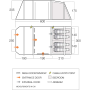 Familienzelt Vango Lismore Air TC 450 Package