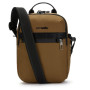 Umhängetasche Pacsafe Metrosafe X vertical crossbody braun/schwarz Tan