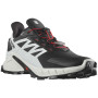 Herren Laufschuhe Salomon Supercross 4 schwarz/weiß Black / White / Fiery Red