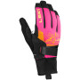 Handschuhgröße: 6,5 / Farbe: schwarz/rosa
