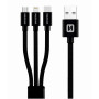 Lade- und Datenkabel Swissten TEXTILE 3in1