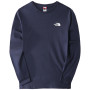Herren-T-Shirt The North Face Simple Dome Tee Long Sleeve blau Summit Navy