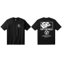 Herren-T-Shirt Vans Stacked Hi SS Tee schwarz Black/White