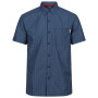 Herrenhemd Regatta Kalambo VIII blau Coronet Blue/Moonlight Denim Check