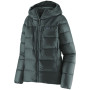 Damen Daunenjacke Patagonia Fitz Roy Down Hoody grün Nouveau Green