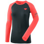 Damen-T-Shirt Dynafit Alpine Pro W L/S Tee schwarz/orange blueberry HOT CORAL/1840