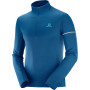 Herren-T-Shirt Salomon Agile Hz Mid M blau Poseidon/LyonsBlue