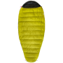 Daunenschlafsack Warmpeace Spacer 300 180 cm grün oasis green/grey/black