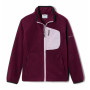 Kinder-Sweatshirt Columbia Fast Trek™ III Fleece Full Zip schwarz/lila Marionberry, Aura