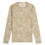 Damen-Funktionsshirt Icebreaker Women M 200 Oasis LS Crewe Moss BloomAOP beige/weiß Cumin/Undyd/Aop