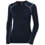 Damen-Funktionsshirt Helly Hansen W Lifa Merino Midweight Crew dunkelblau Navy