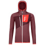Damen-Sweatshirt Ortovox Fleece Grid Hoody W's 2023 rosa Mountain Rose