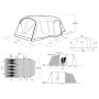 Aufblaszelt Outwell Montana 6 Air