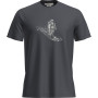 Herren-T-Shirt Icebreaker M Mer 150 Tech Lite SS T Skiing Yeti schwarz Graphite