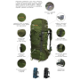 Rucksack Pinguin Explorer 60 (2019)