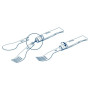 Besteck Opinel Picnic Plus mit Gabel/Löffel/Serviette