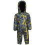 Kinder-Skianzug Dare 2b Bambino II Snowsuit gelb/grün AntiqMossGeo
