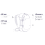 Wanderrucksack Pacsafe Venturesafe EXP45 carry-on