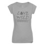 Damen-T-Shirt Kilpi Flori-W grau Lgy