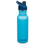Flasche Klean Kanteen Classic 532 ml Sport Cap blau