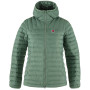 Damen-Winterjacke Fjällräven Expedition Lätt Hoodie hellgrün Patina Green