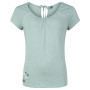 Damen-T-Shirt Chillaz Hide the Best Time To Chill Flower hellgrün green melange