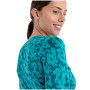 Damen-Funktionsshirt Icebreaker W Mer 200 Oasis LS Crewe Macro Camo