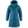 Damen Daunenmantel Fjällräven Snow Flake Parka dunkelblau Deep Sea