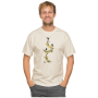 Herren-T-Shirt Chillaz Alles Banane beige Creme