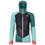 Damenjacke Ortovox Col Becchei Jacket W hellblau ice waterfall