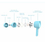 Kopfhörer Swissten EARBUDS RAINBOW YS-D2