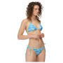 Damenbadeanzug Regatta Aceana String Top hellblau SeascapeBrsh