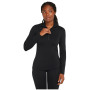Damen-T-Shirt Icebreaker W Mer Core Heavyweight LS Half Z