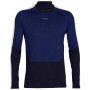 Herren-Funktionsshirt Icebreaker M 200 Sonebula Ls High Neck dunkelblau MidNvy/RoyalNvy/Snow/Cb