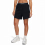 Damenshorts Under Armour Meridian Rib Short schwarz Black