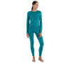 Damen-Funktionsshirt Icebreaker W Mer 200 Oasis LS Crewe Macro Camo