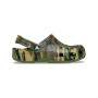 Kinderpantoffeln Crocs Classic Camouflage Clog Army Green/Multi