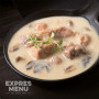 Fertigessen Expres menu Schweinefleisch mit Pilzen 600g