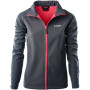 Damenjacke Hi-Tec Lady Lucari dunkelgrau MoonGrey/BrightPink