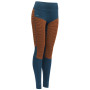 Damenunterhose Devold Tuvegga Sport Air Long Johns blau/orange Flame