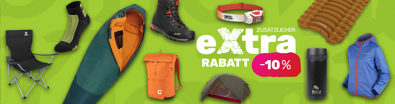 RABATTCOUPON - 10 % auf ausgewählte Kategorien