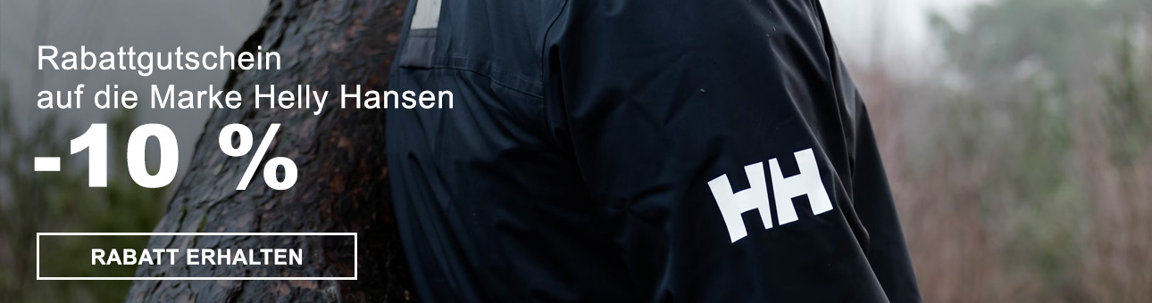 RABATT - COUPON -10% auf die Marke Helly Hansen