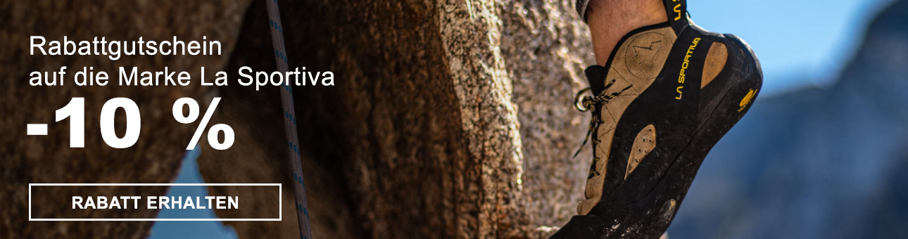 RABATT - COUPON -10% auf die Marke La Sportiva