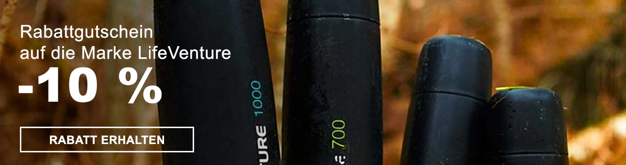 RABATT - COUPON -10% auf die Marke LifeVenture