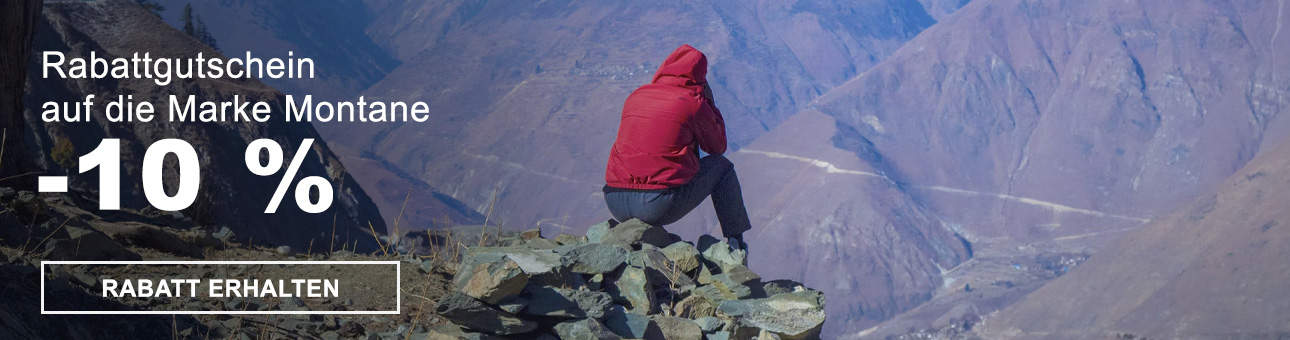 RABATT - COUPON -10% auf die Marke Montane