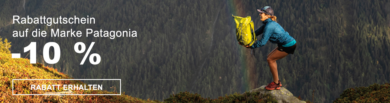 RABATT - COUPON -10% auf die Marke Patagonia