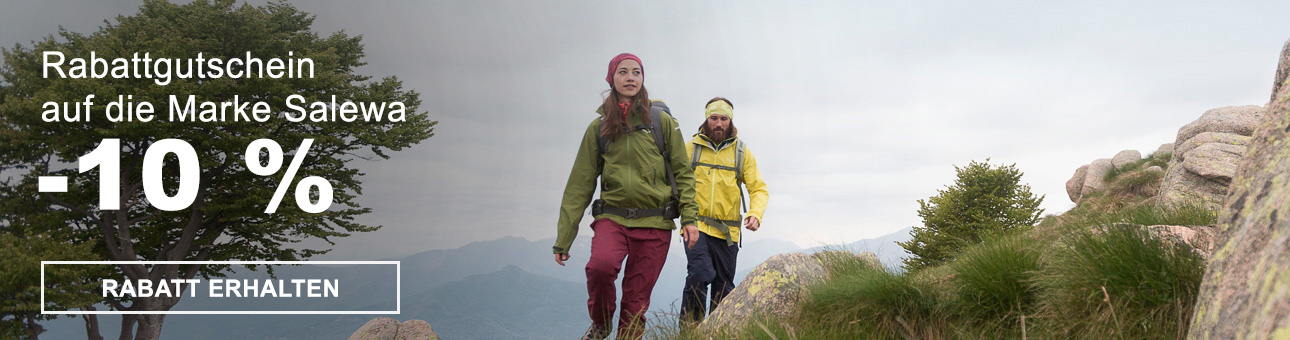 RABATT - COUPON -10% auf die Marke Salewa